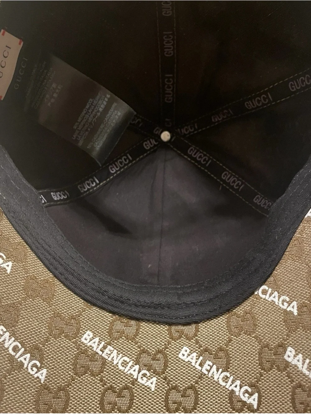 Gucci branded baseball